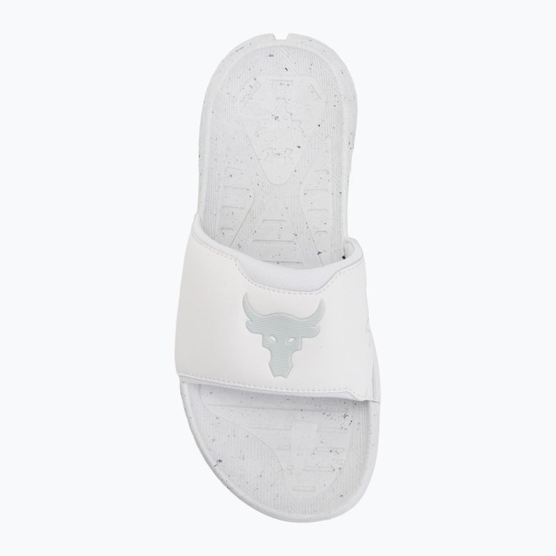 Slides Under Armour Rock 3 black/white clay 5