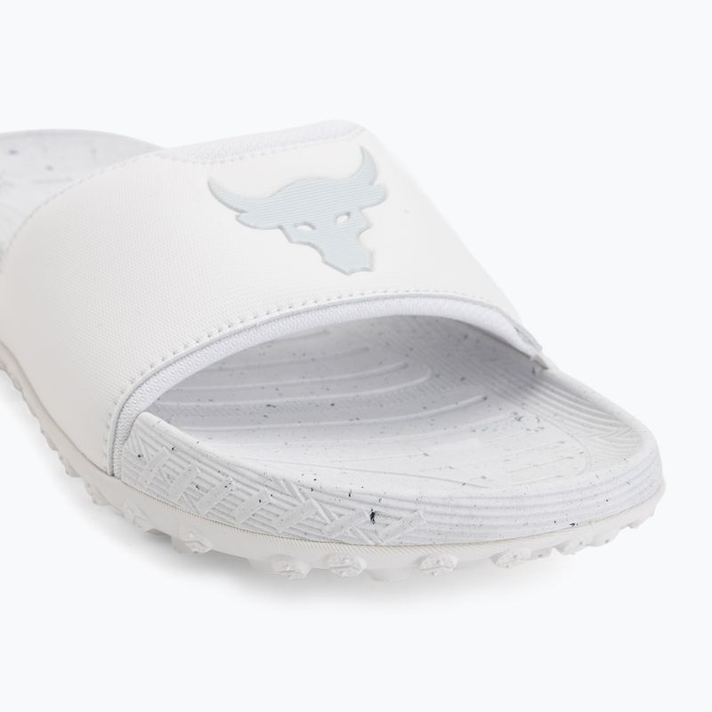 Slides Under Armour Rock 3 black/white clay 7