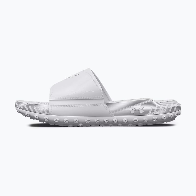 Slides Under Armour Rock 3 black/white clay 2