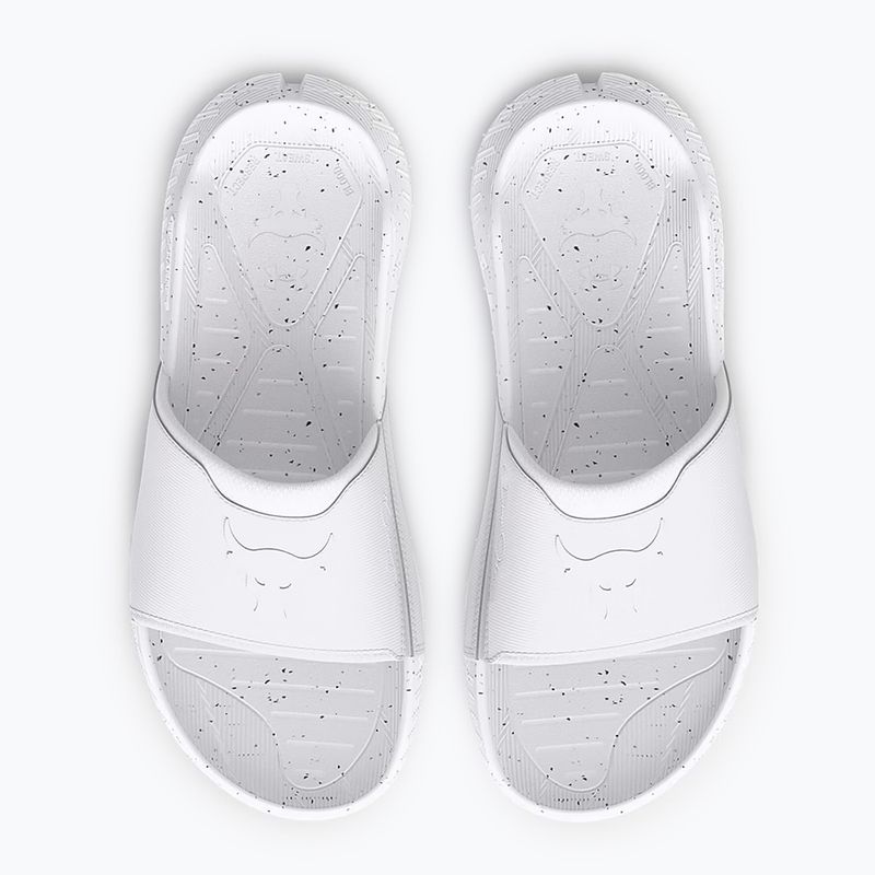 Slides Under Armour Rock 3 black/white clay 3