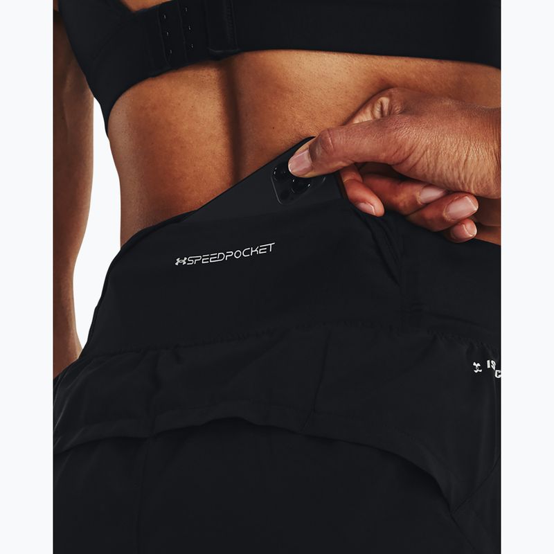 Under Armour Launch Pro 2IN1 women's running shorts black / black / reflective 5