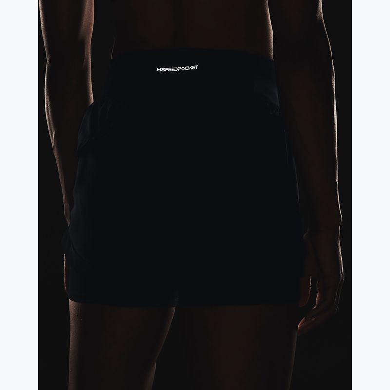 Under Armour Launch Pro 2IN1 women's running shorts black / black / reflective 9