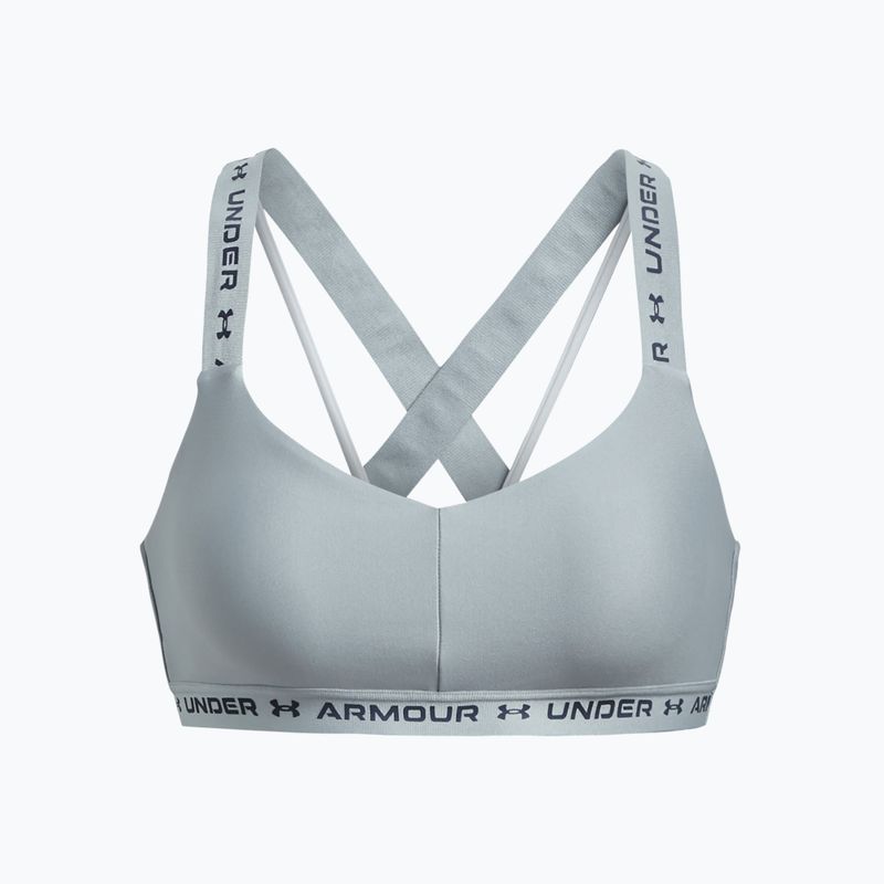 Under Armour Crossback Low grey fitness bra 1361033-465 3