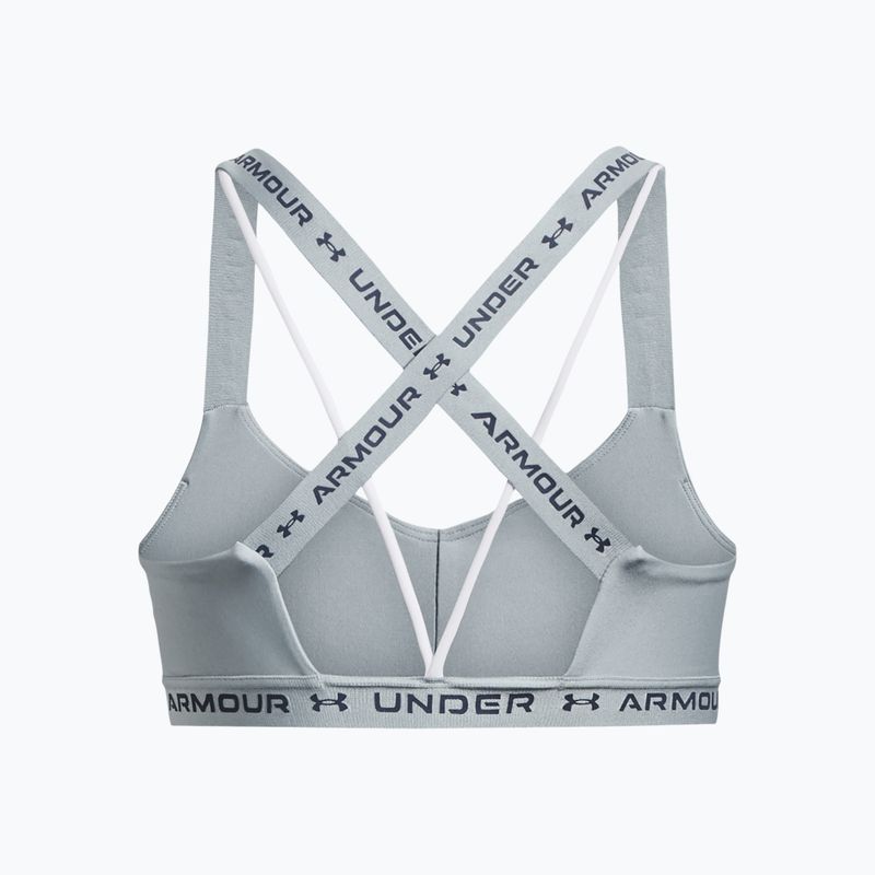 Under Armour Crossback Low grey fitness bra 1361033-465 4