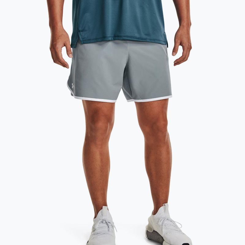Under Armour Hiit Woven grey men's training shorts 1377027-465