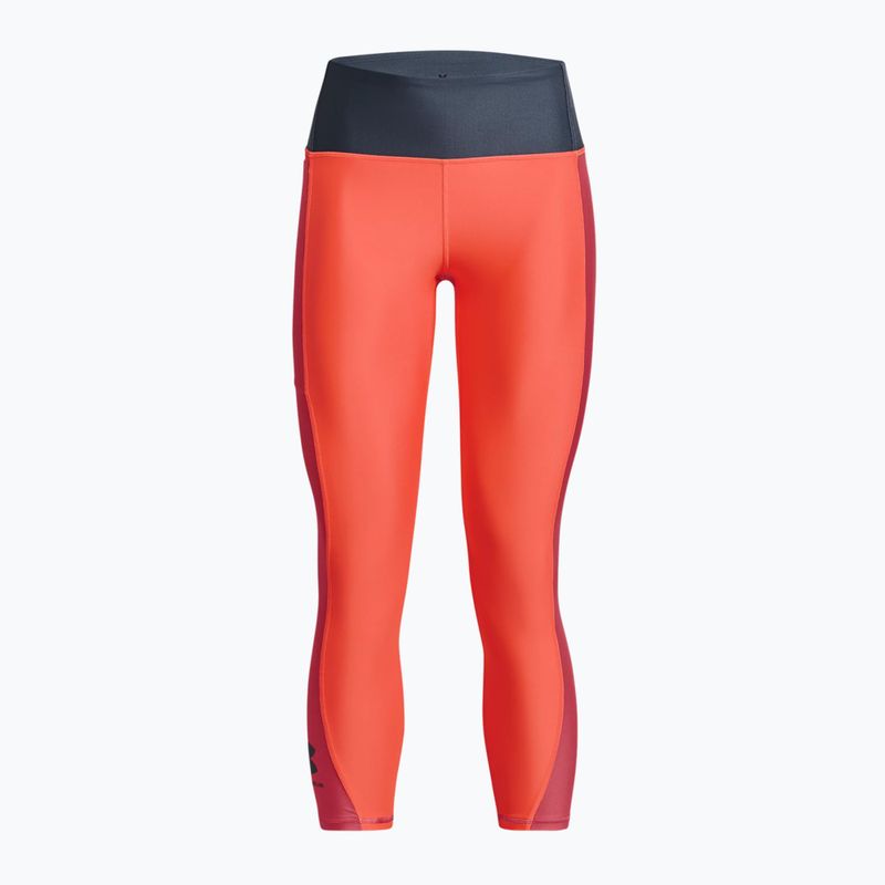 Under Armour women's Blocked Ankle leggings orange 1377091 3