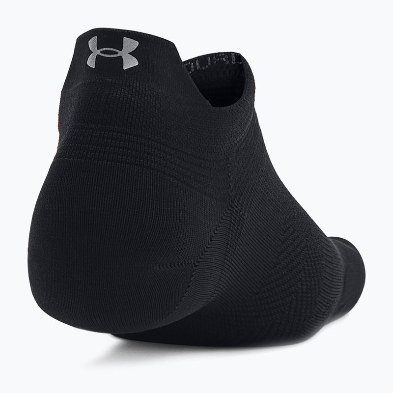 Under Armour Ad Run Lite 2Pk Ns Tab running socks black 1376077 4