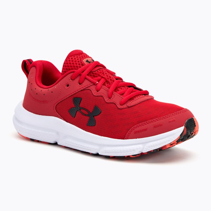 Men's Under Armour Charged Assert 10 red/red/black running shoes