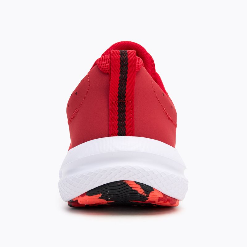 Men's Under Armour Charged Assert 10 red/red/black running shoes 6