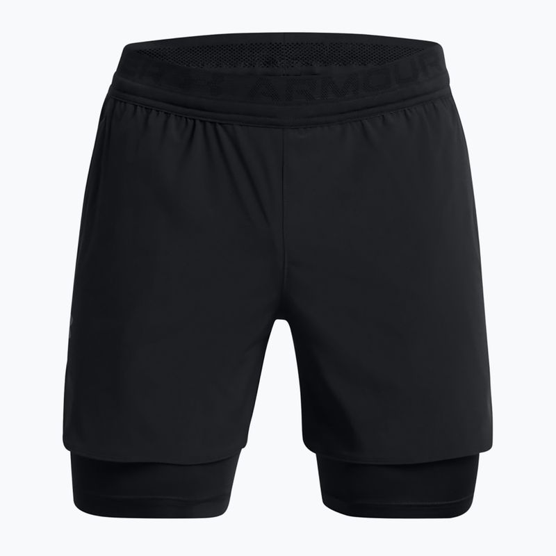 Men's Under Armour Peak Woven 2in1 shorts black/black 6