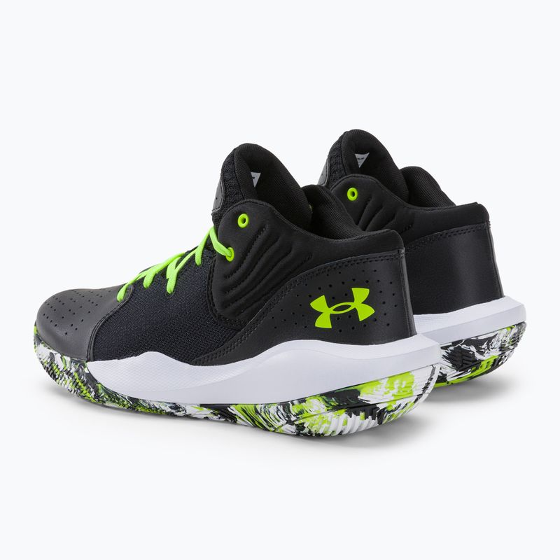 Under Armour GS Jet '21 children's basketball shoes black-green 3024794 3