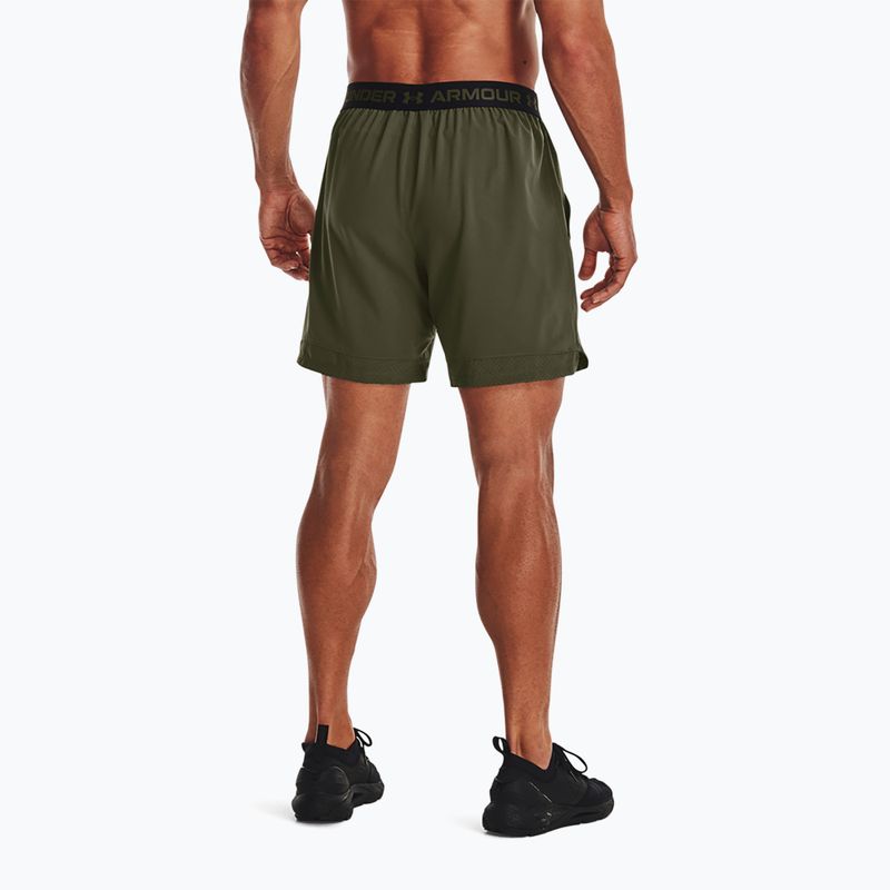 Men's training shorts Under Armour UA Vanish Woven 6in marine od green/black 3