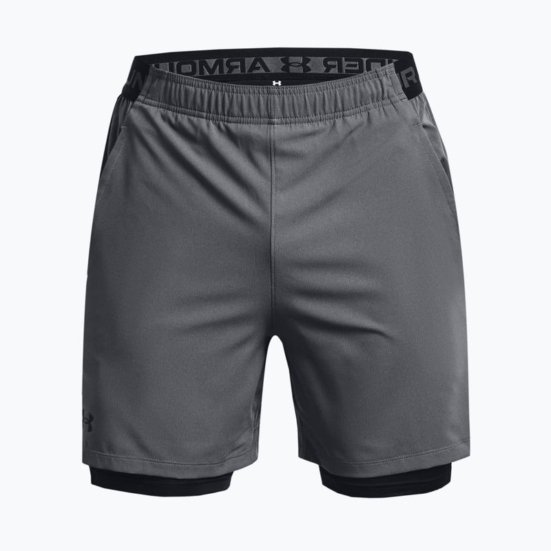 Under Armour Vanish Woven 2in1 grey men's training shorts 1373764