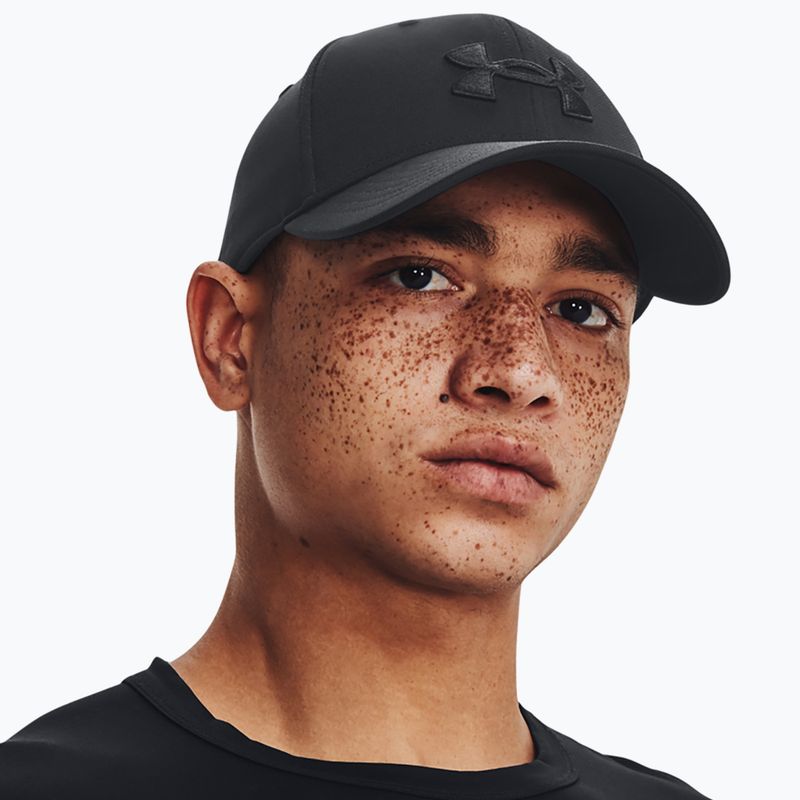 Under Armour Blitzing Adj black/black men's baseball cap 4