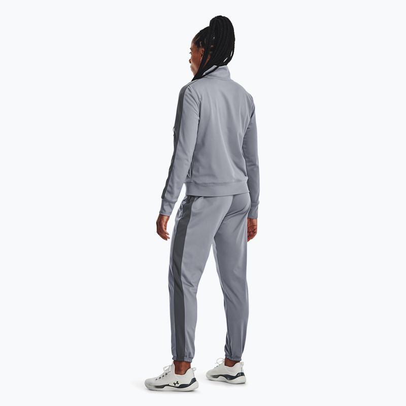 Under Armour women's tracksuit Tricot steel/pitch grey/black 2