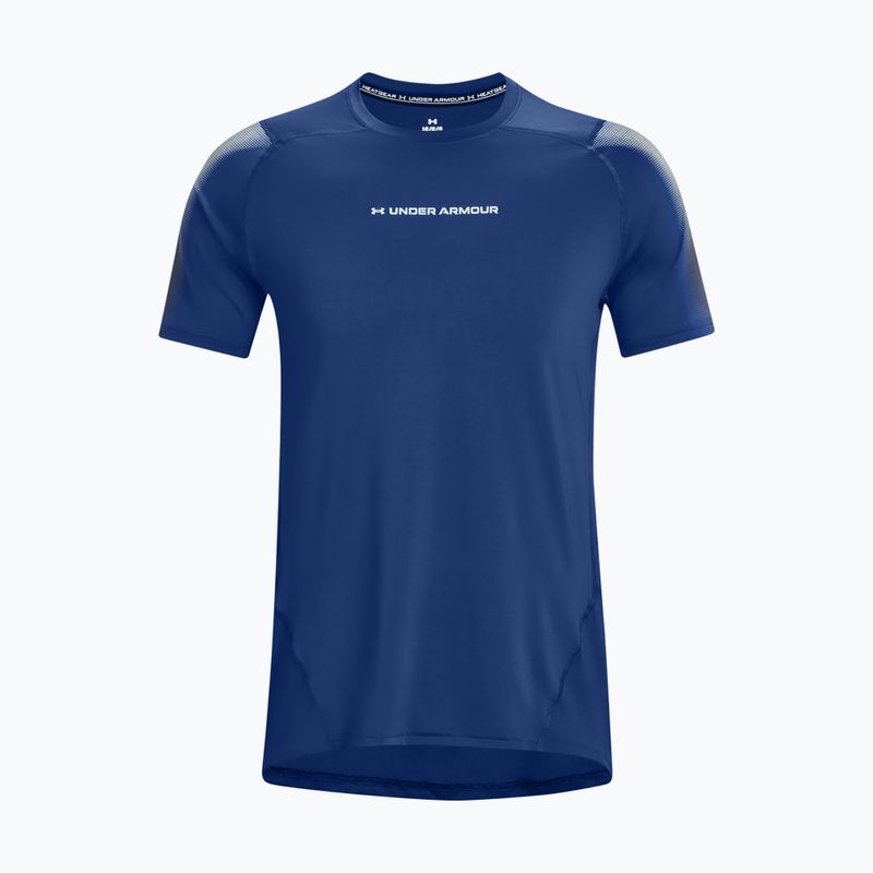 Under Armour men's training T-shirt HG Armour Nov Fitted blue 1377160 5