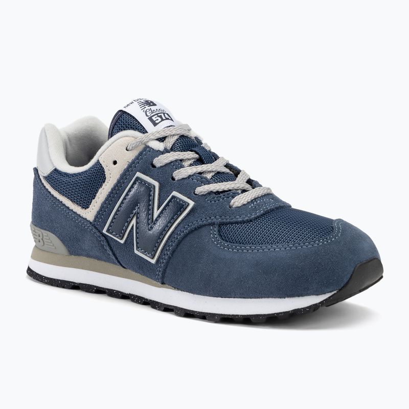 New Balance 574's V1 navy children's shoes