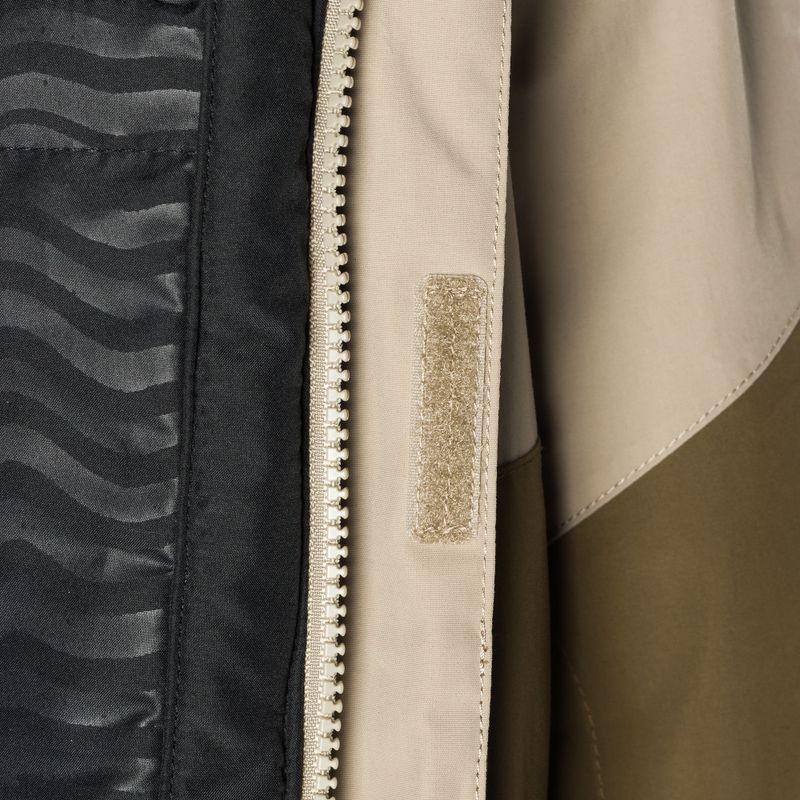 Men's Volcom L Ins Gore-Tex brown and beige snowboard jacket G0452302 3