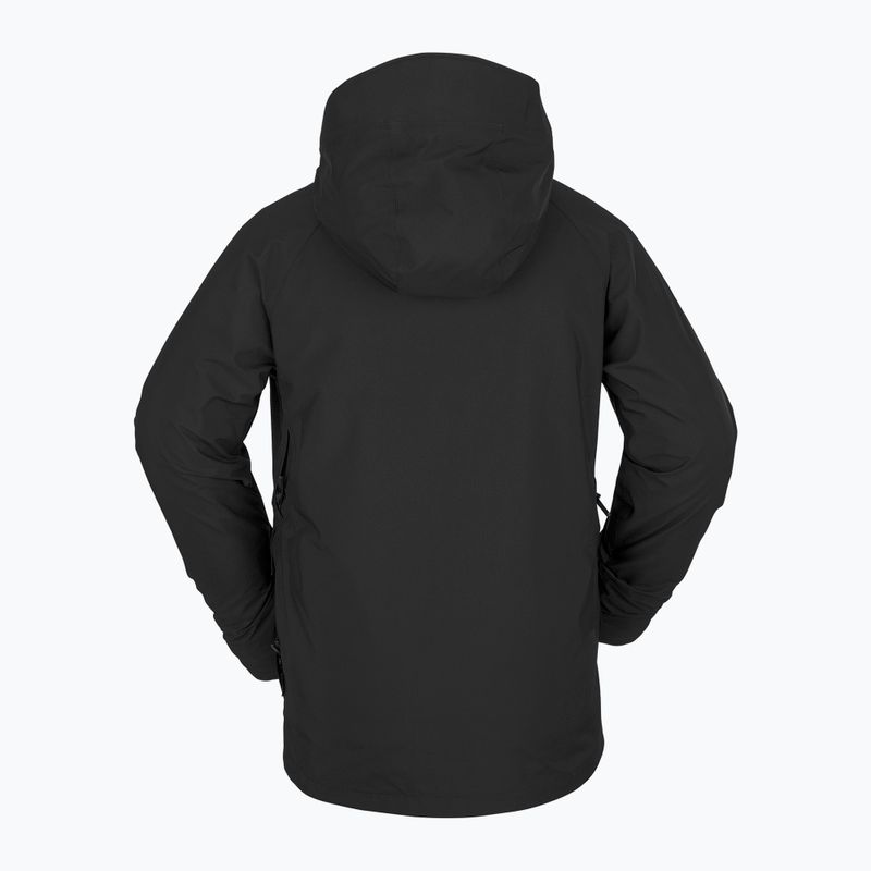 Men's Volcom Stone Stretch Gore-Tex snowboard jacket black G0652303 2