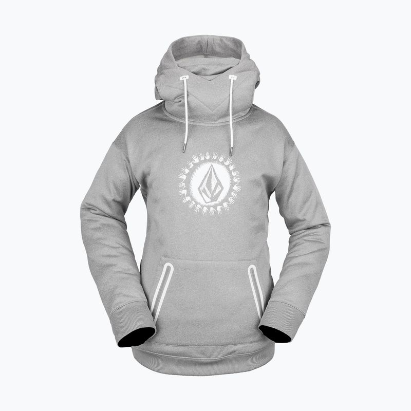 Women's snowboard sweatshirt Volcom Spring Shred Hoody grey H4152303 7
