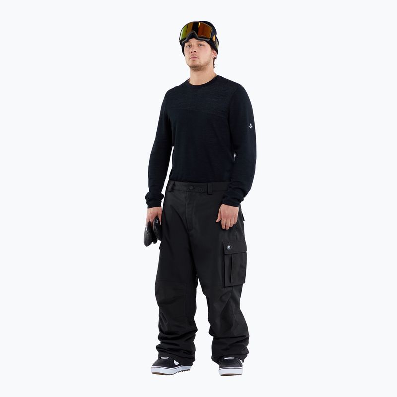 Men's snowboard trousers Volcom Nwrk Baggy black