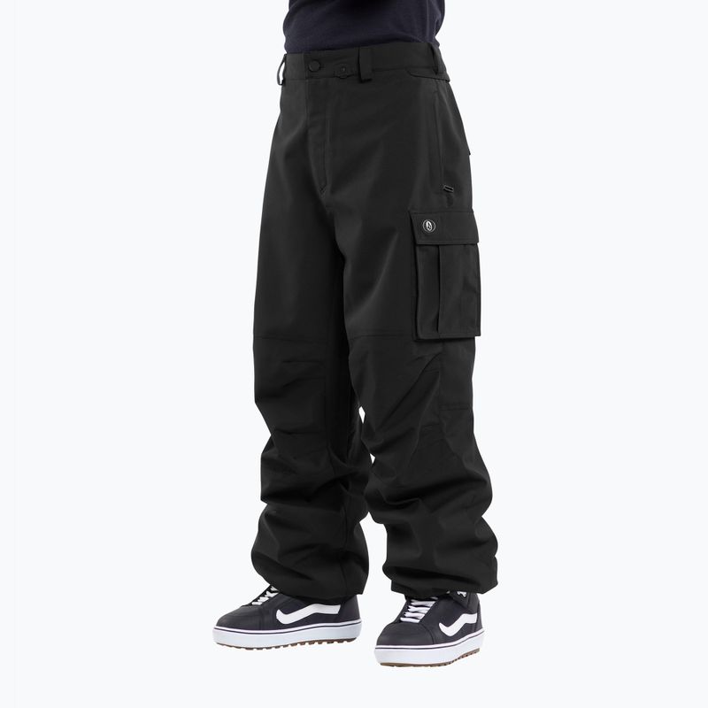 Men's snowboard trousers Volcom Nwrk Baggy black 3