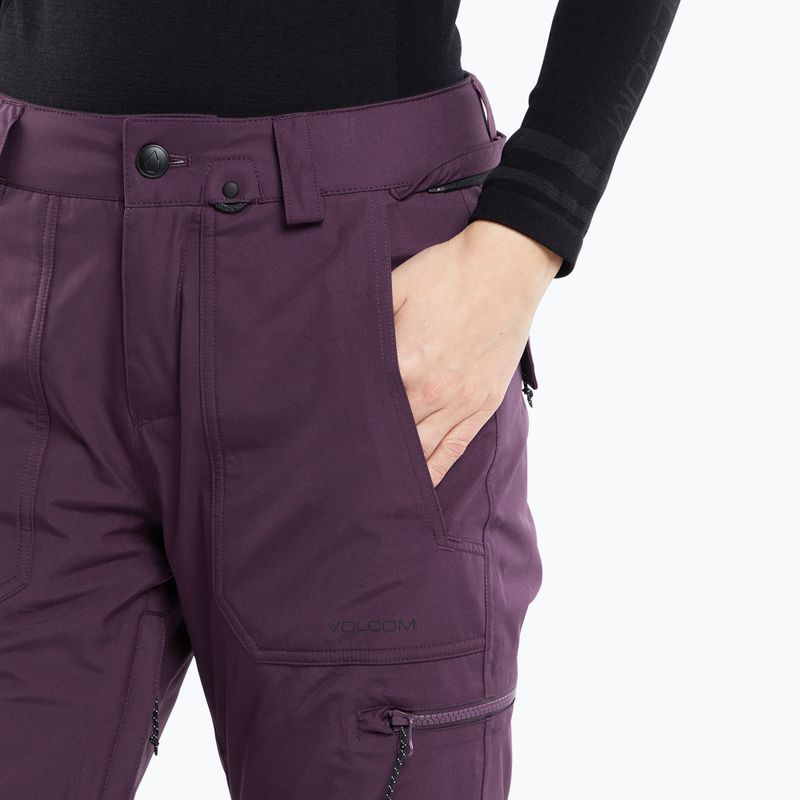 Women's snowboard trousers Volcom Knox Ins Gore-Tex blackberry 4