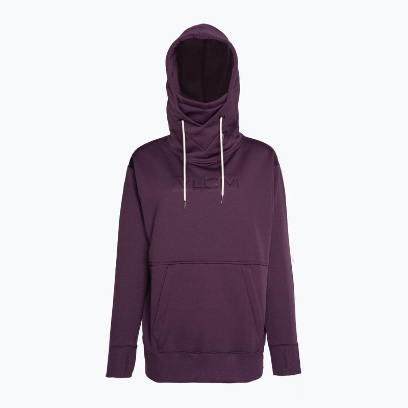 Women's snowboard Volcom Hydro Riding Hoodie blackberry 3