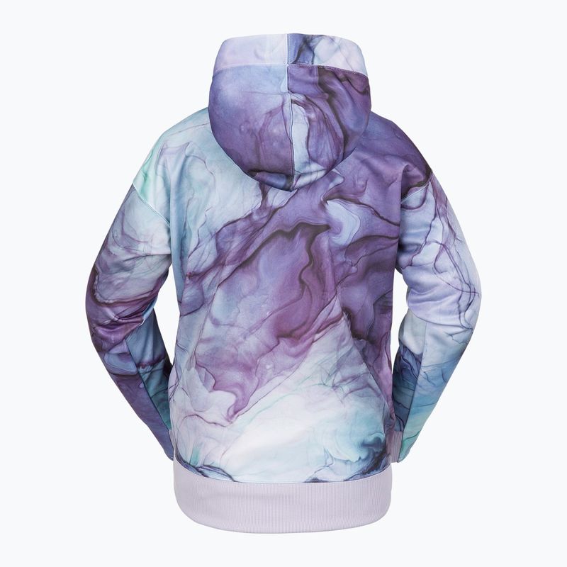 Women's snowboard Volcom Hydro Riding Hoodie glacier ink 2