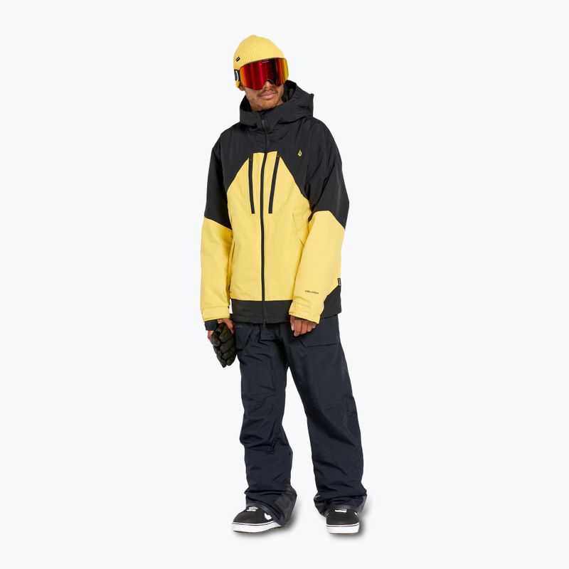 Men's Volcom Tds 2L Gore-Tex snowboard jacket dark yellow 2