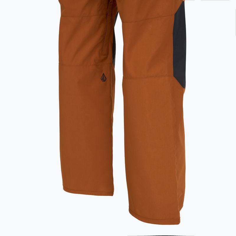 Men's snowboard trousers Volcom Roan caramel 10