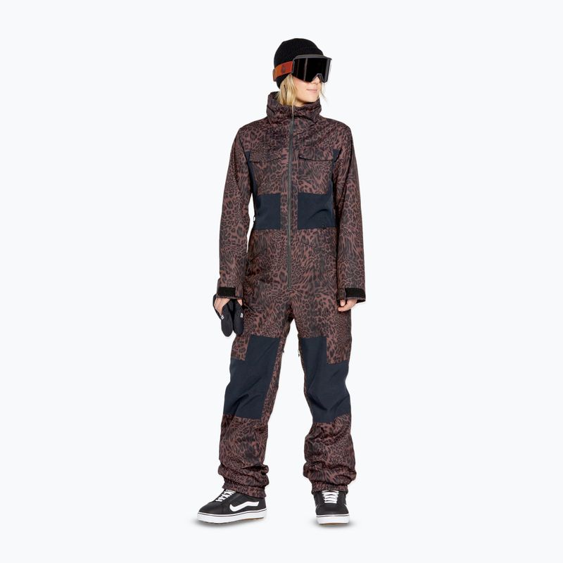 Women's snowboard suit Volcom Shiloh Snow leopard 3