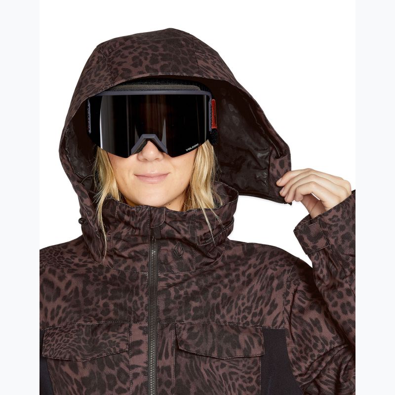 Women's snowboard suit Volcom Shiloh Snow leopard 6