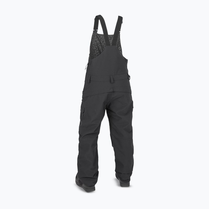 Women's snowboard trousers Volcom Creston 3D Stretch Bib Overall black 2