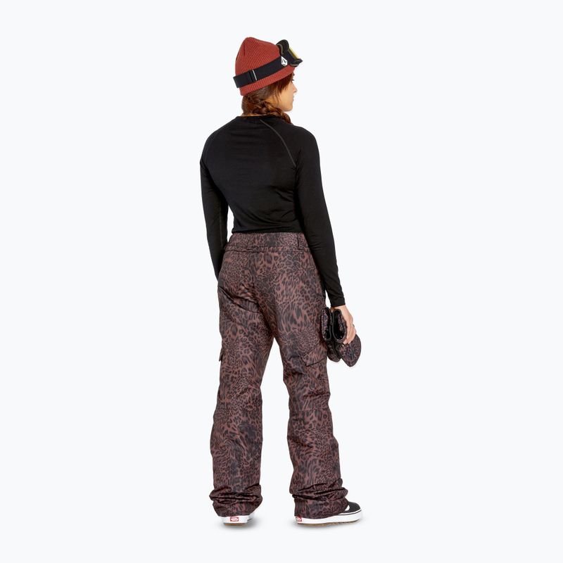 Women's snowboard trousers Volcom Bridger Ins leopard 3