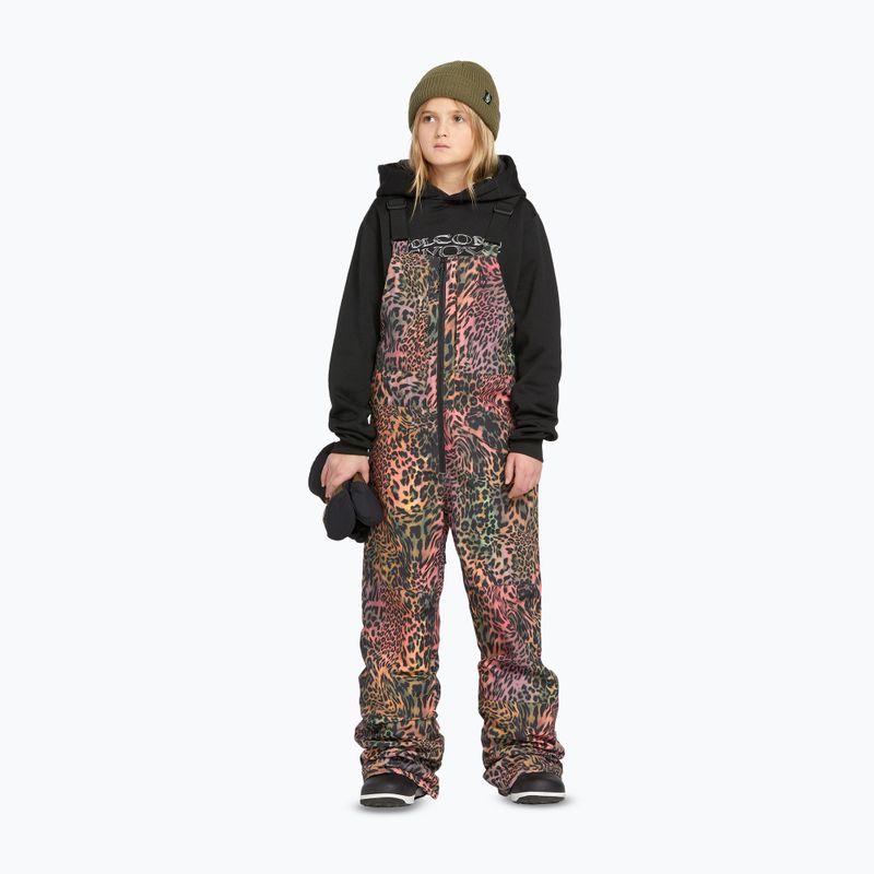 Children's snowboard trousers Volcom Barkley Ins Bib Overall acid