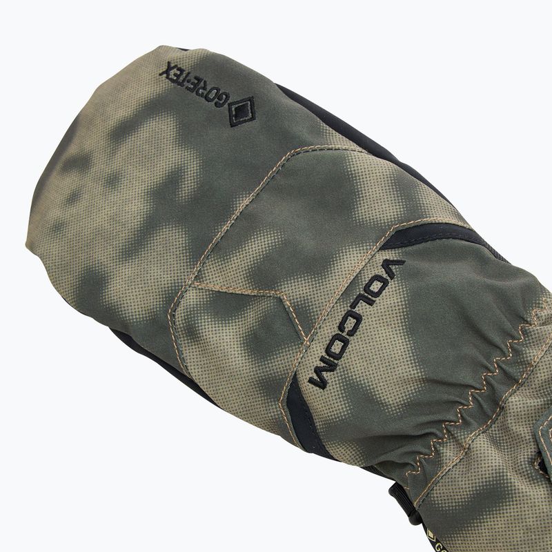Men's Volcom Stay Dry Gore-Tex Mitt camouflage snowboard gloves 4