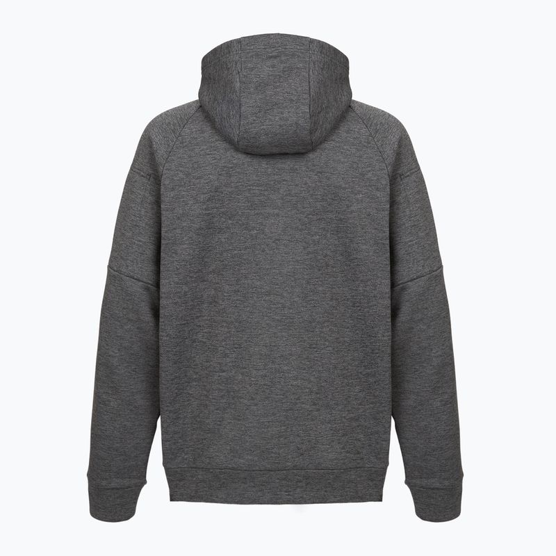 Men's training sweatshirt Nike Therma Fit Full-Zip charcoal heathr/dark smoke grey/black 9