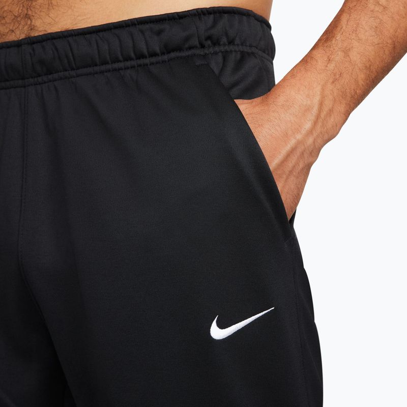Training trousers Nike Therma-FIT Open Hem black/black/white 5