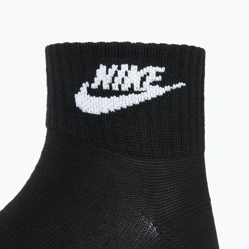 Socks Nike Everyday Essential 3 pairs black/white 3