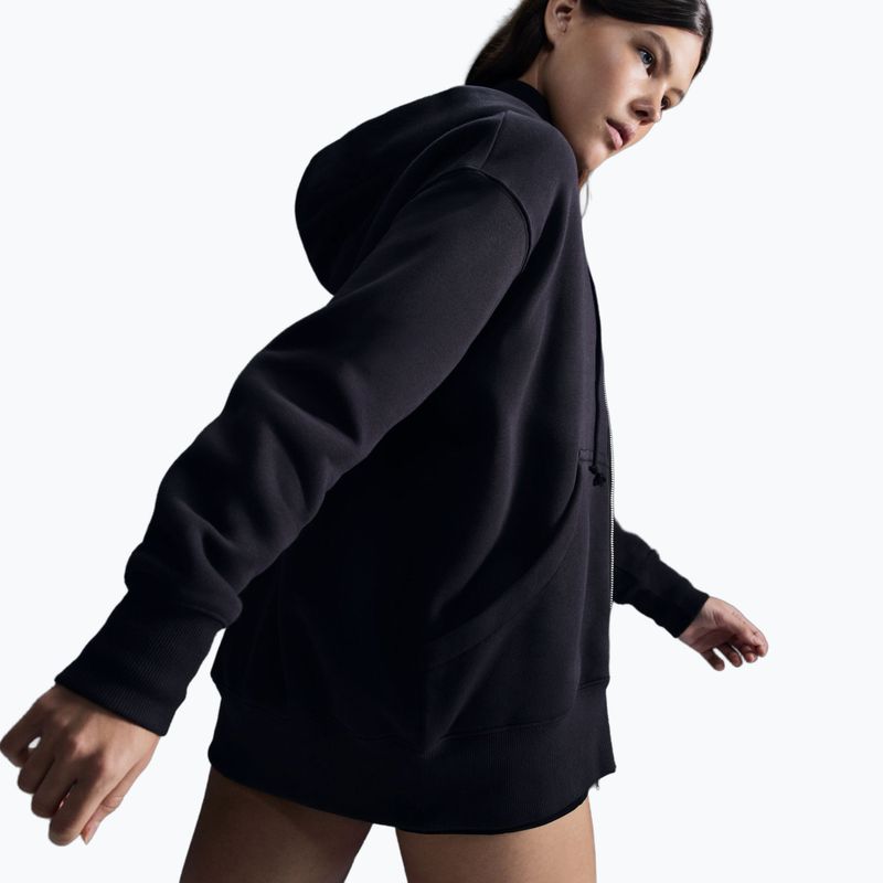 Women's sweatshirt Nike Sportswear Phoenix Fleece black/sail 4