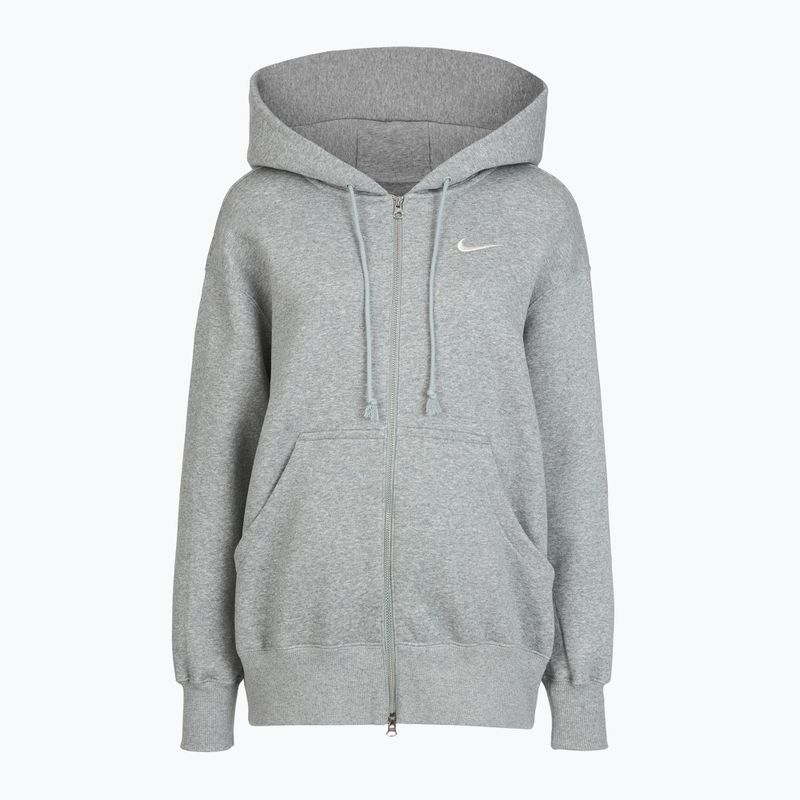 Women's sweatshirt Nike Sportswear Phoenix Fleece dark grey heather/sail 10