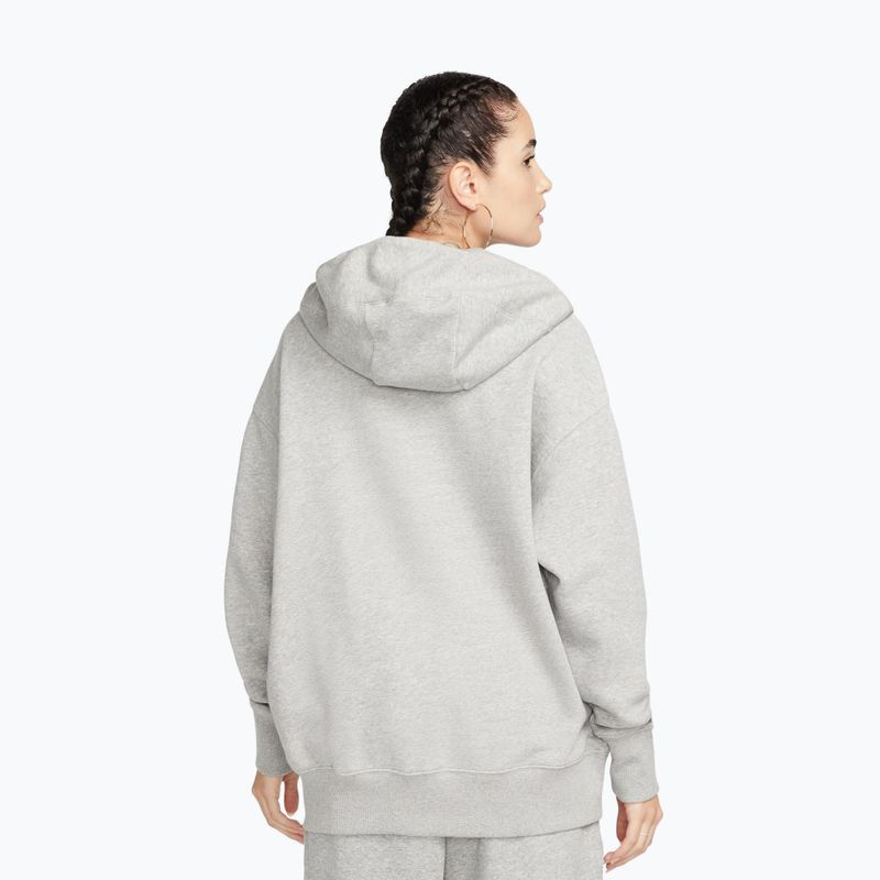 Women's sweatshirt  Nike Sportswear Phoenix Fleece dark grey heather/sail 3