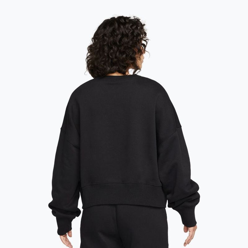 Women's sweatshirt Nike Sportswear Phoenix Fleece Oversized black/sail 3