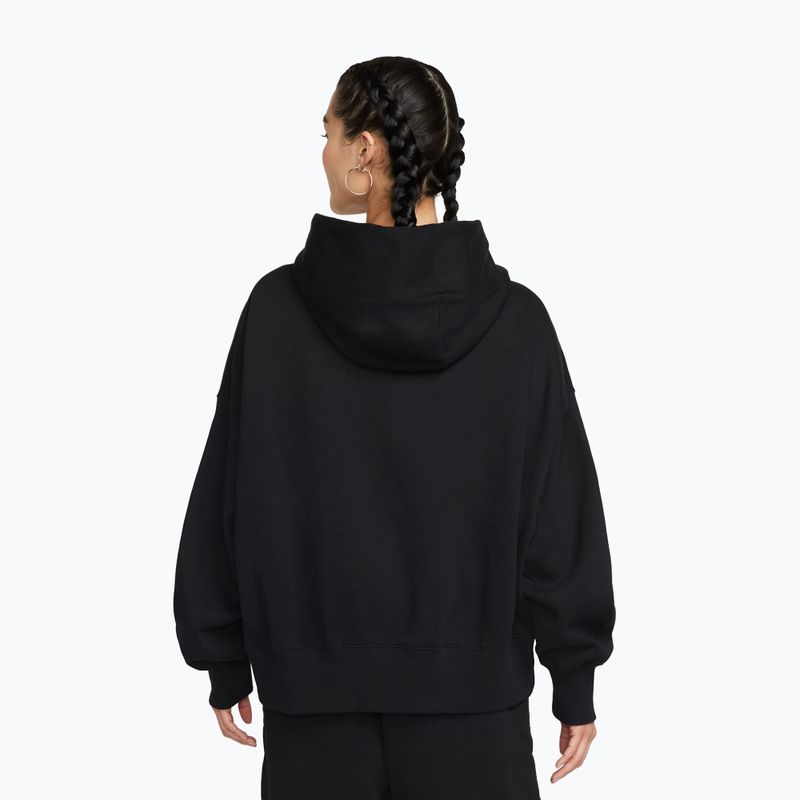 Women's sweatshirt Nike Sportswear Phoenix Fleece Oversized black/sail 3