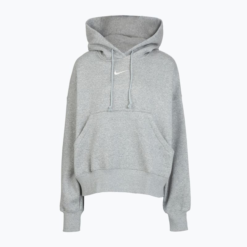 Women's sweatshirt Nike Sportswear Phoenix Fleece Oversized dark grey heather/sail 9