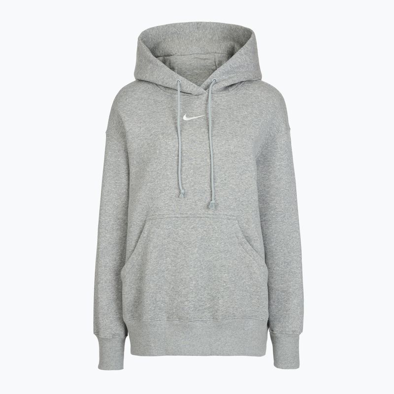 Women's sweatshirt Nike Sportswear Phoenix Fleece Oversized dark grey heather/sail 6