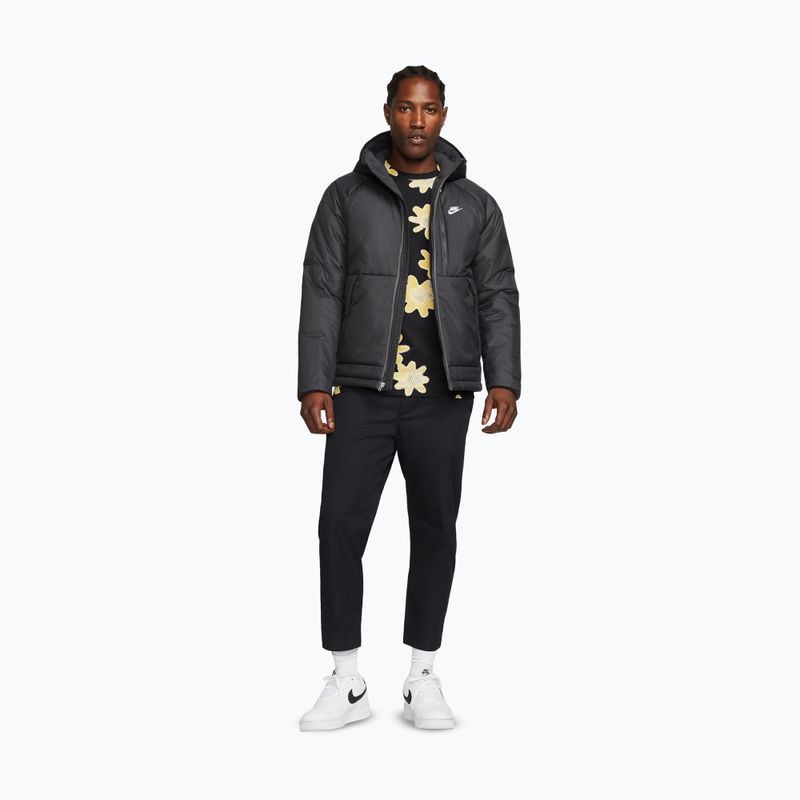 Men's jacket Nike Sportswear Therma-FIT Repel dark smoke grey/dark smoke grey/white 2