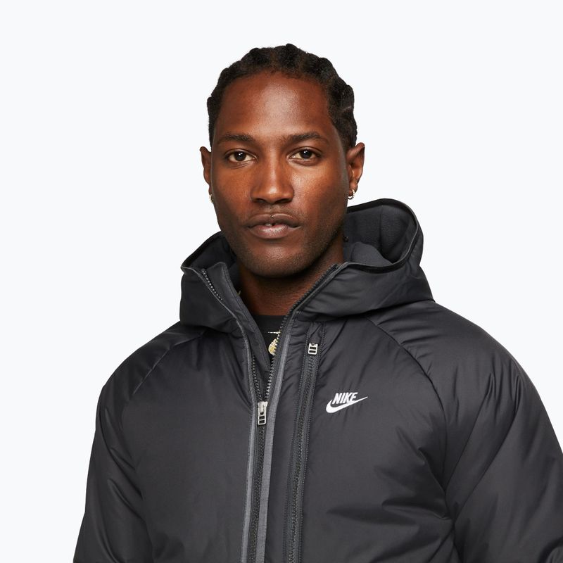 Men's jacket Nike Sportswear Therma-FIT Repel dark smoke grey/dark smoke grey/white 4