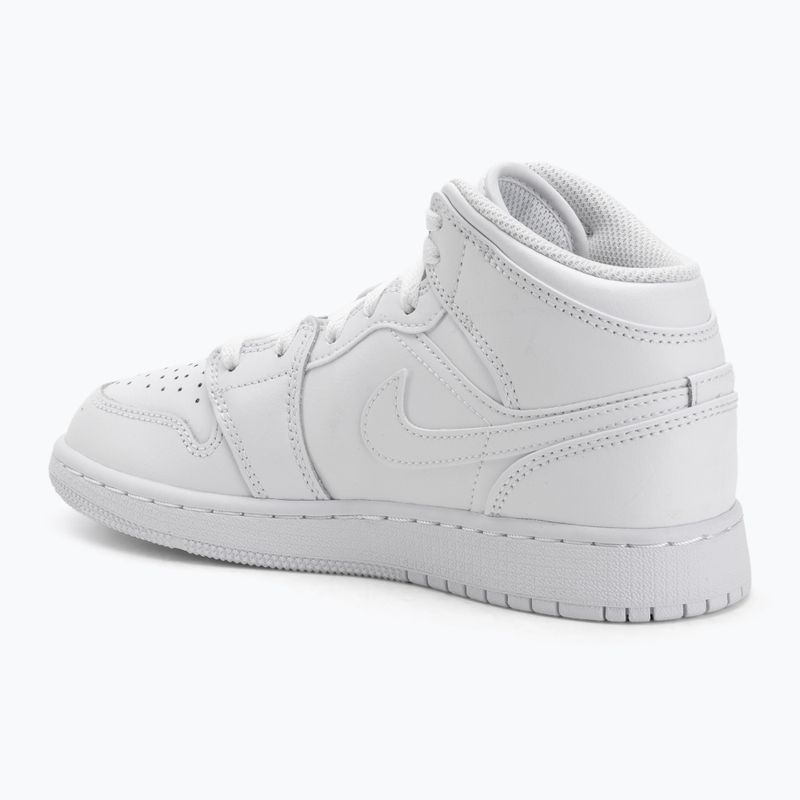 Shoes  Jordan 1 Mid white/white/white 3